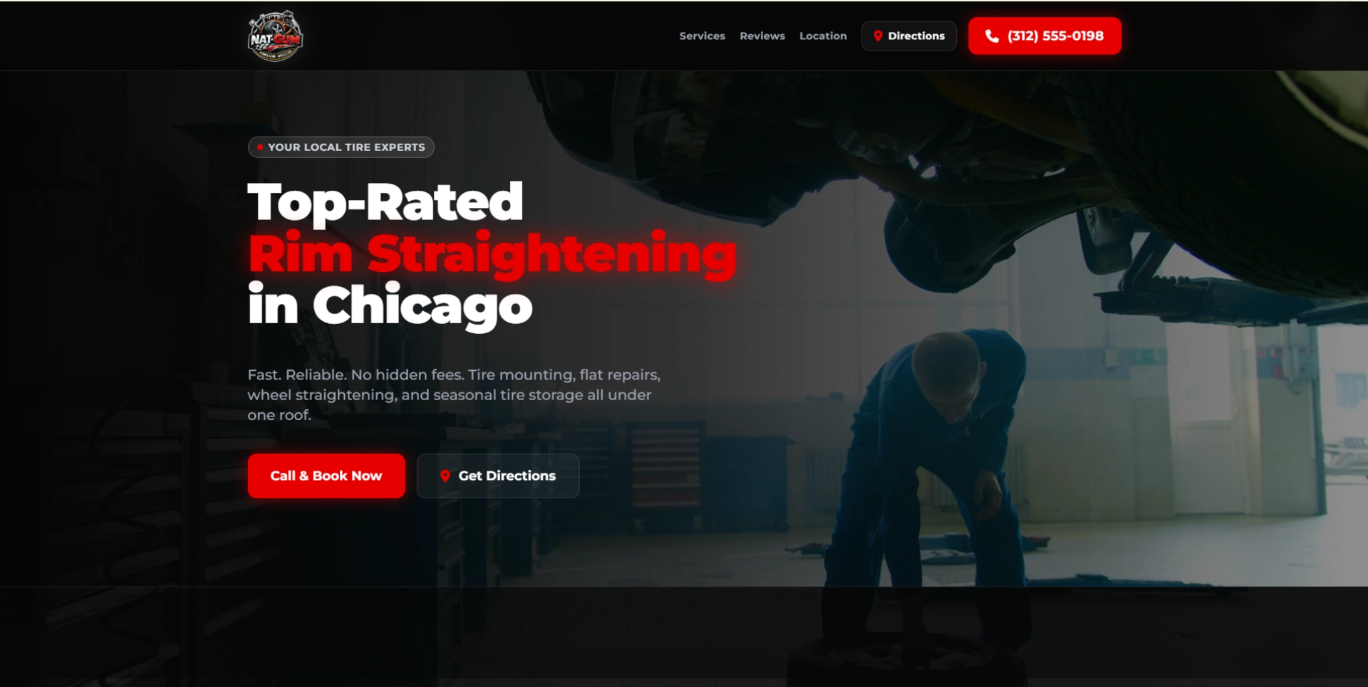 Apex Tire & Auto website preview